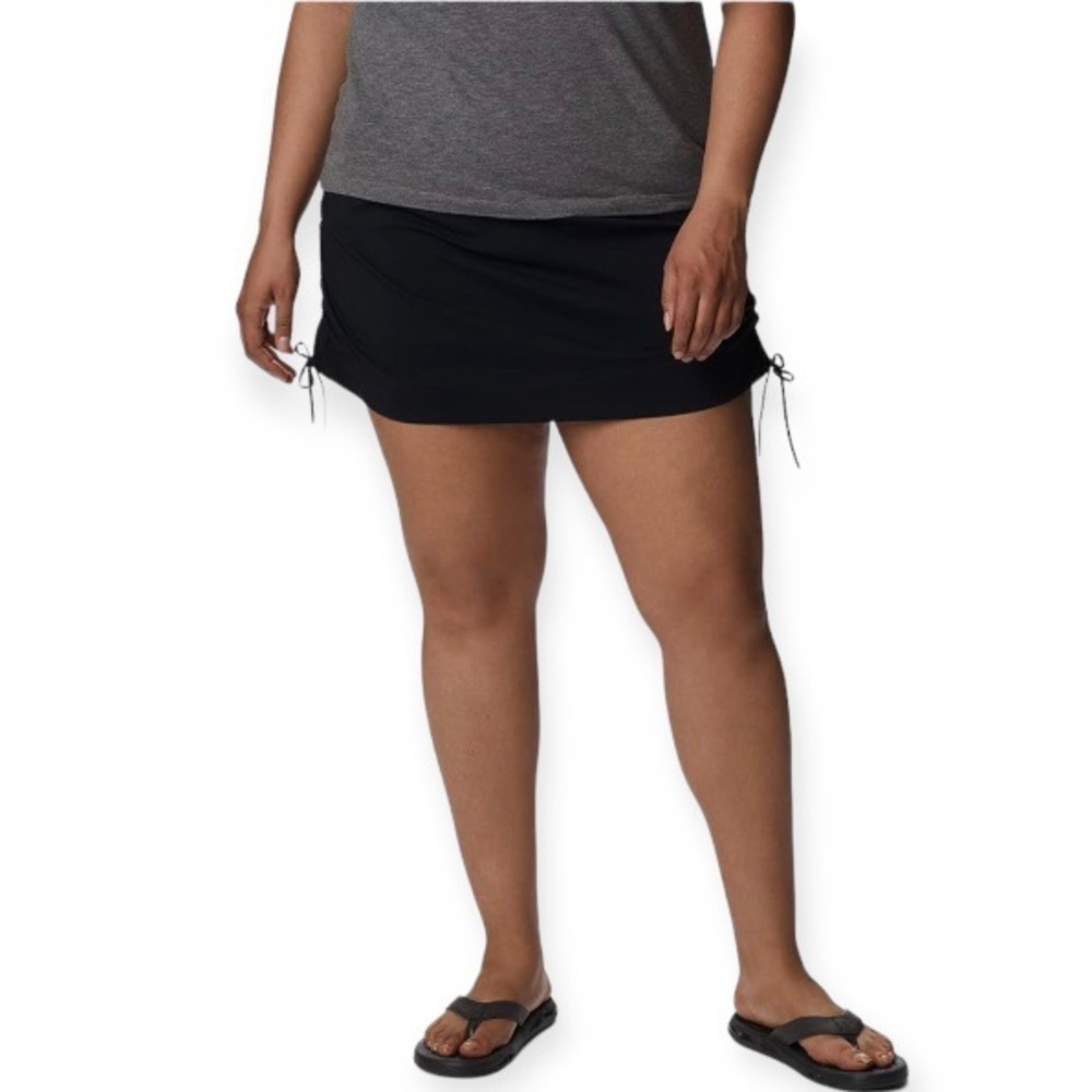 Columbia Medium Skort Active Tennis Hiking Walking Golf Black Womens Stretchy